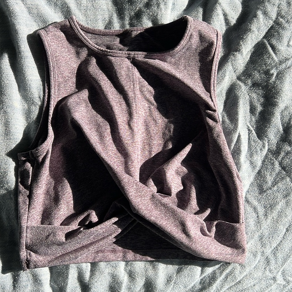 Knotted crop top